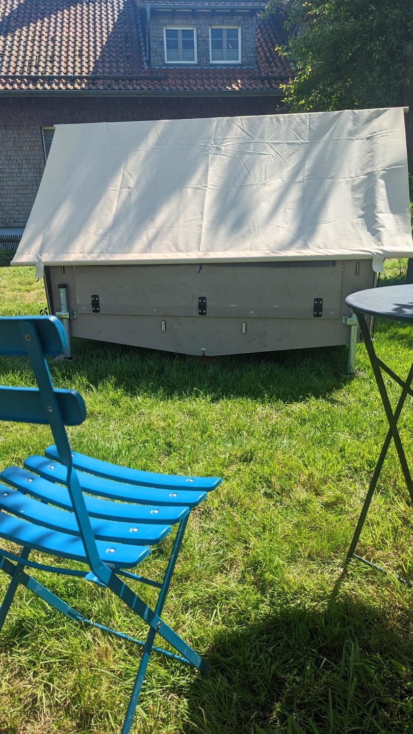 Sommerhütte im Biohotel Lindengut in Dipperz