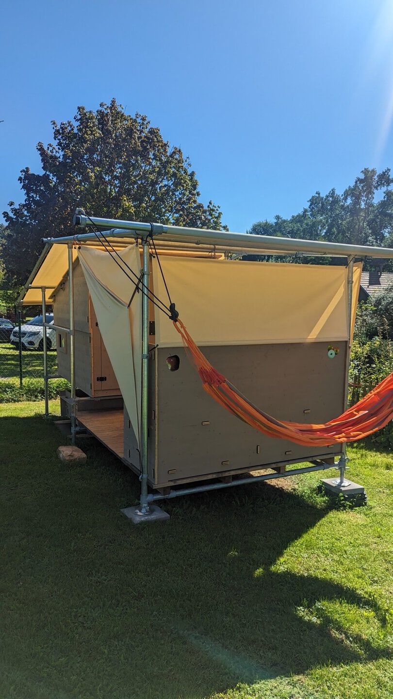 Mobiles Bette im Biohotel Lindengut in Dipperz