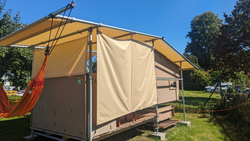 Sommerhütte im Biohotel Lindengut in Dipperz