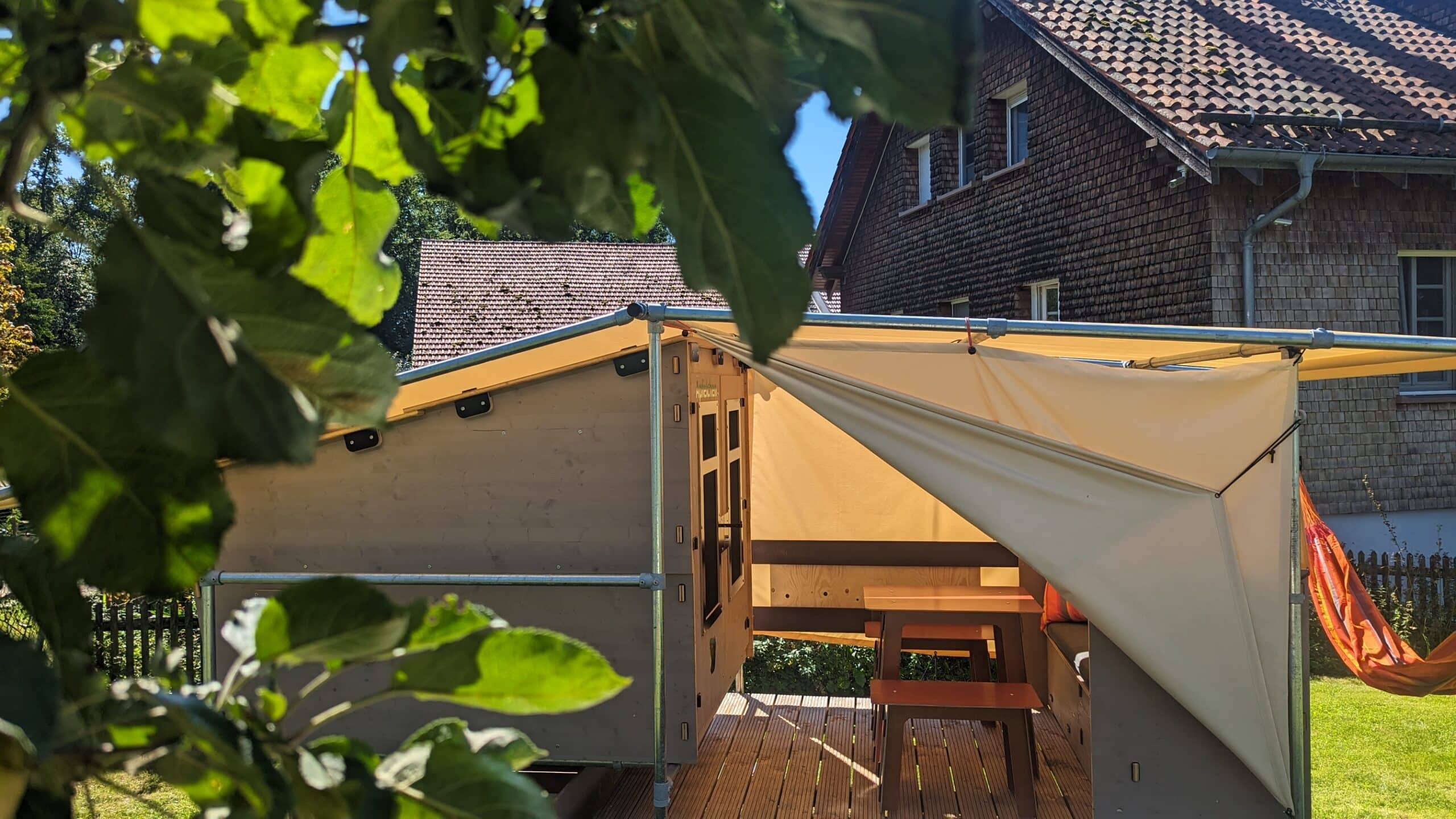 Sommerhütte im Biohotel Lindengut in Dipperz