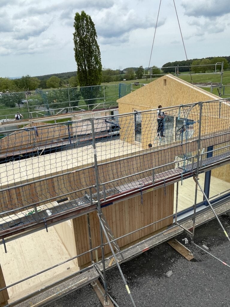 Baufortschritt Bio-Herberge