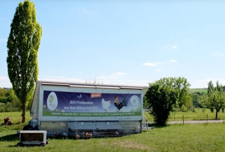 Biohotel Lindengut Dipperz Demeter Landwirtschaft Tierhaltung Hühnermobil